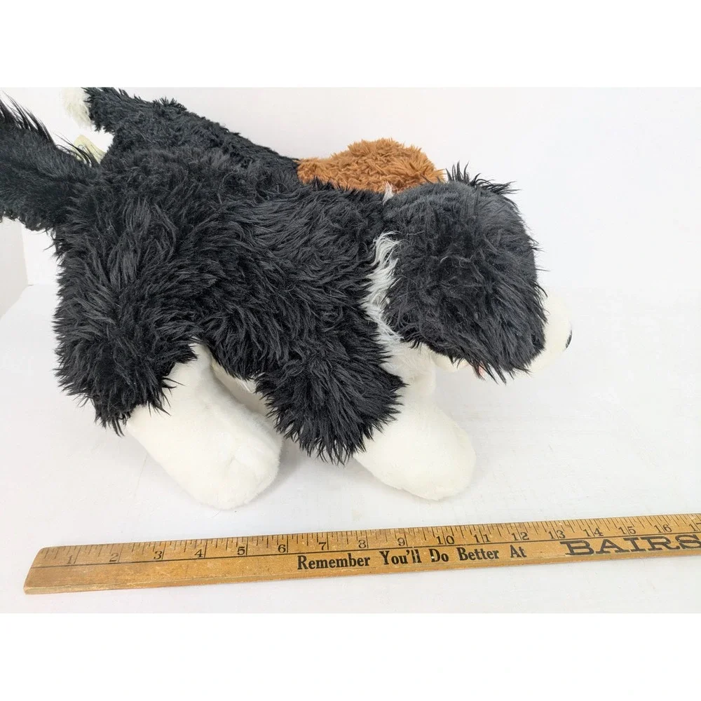 Build-A-Bear Plush Dog Puppy Lot Beagle Border Collie Realistic Black Brown BAB
